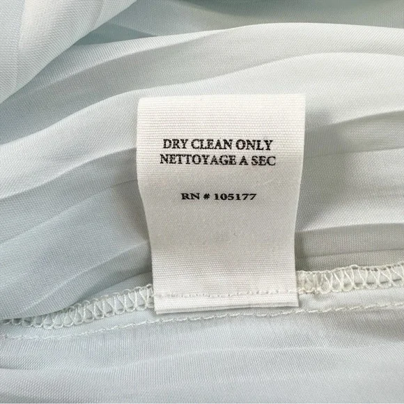 NWT Ulla Johnson Valeria Opal Plisse Satin Pleated Dress Gown Size 10 - Picture 13 of 13